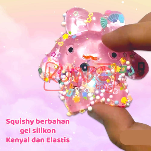 Mainan Edukasi Anak Squishy Manik Sanrio Gel Squeeze