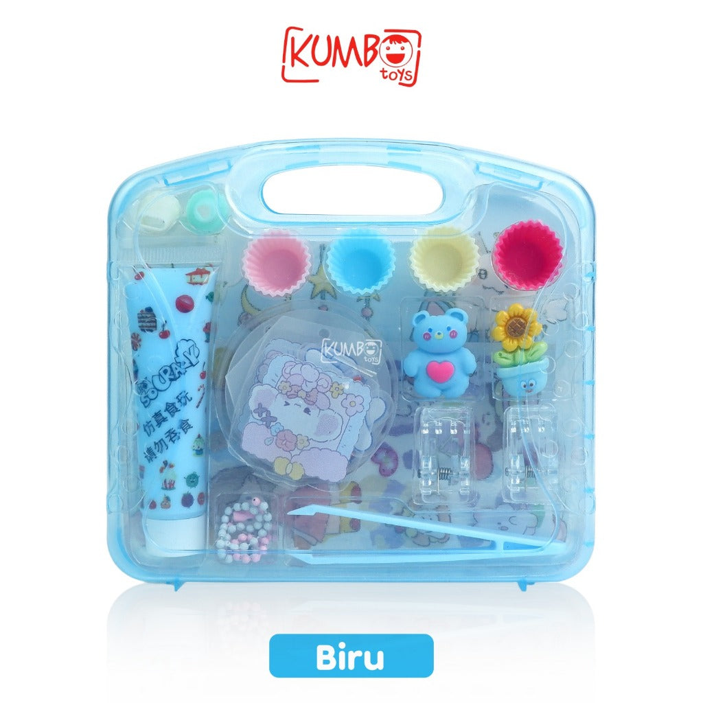 Mainan Edukasi DIY Cream Goo Card Set Krim Akrilik Gooka Aksesoris Hiasan Stiker Seni Kerajinan