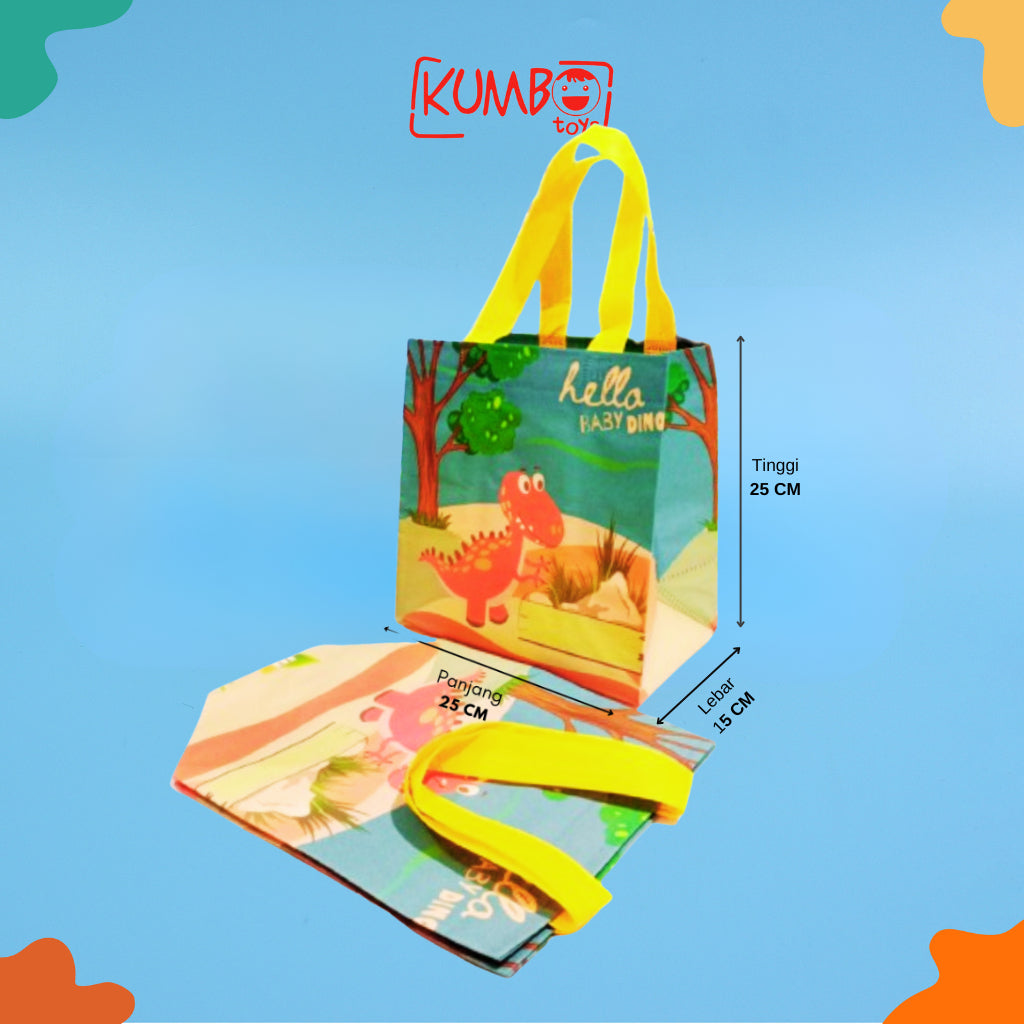 Tas Souvenir Laminasi Hampers Spundbond Paperbag Totebag Bag Karakter