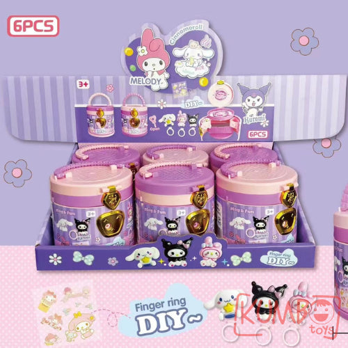 Mainan Edukasi Anak Pretend Play DIY Storage Handbag Tube Tas Tabung Sanrio