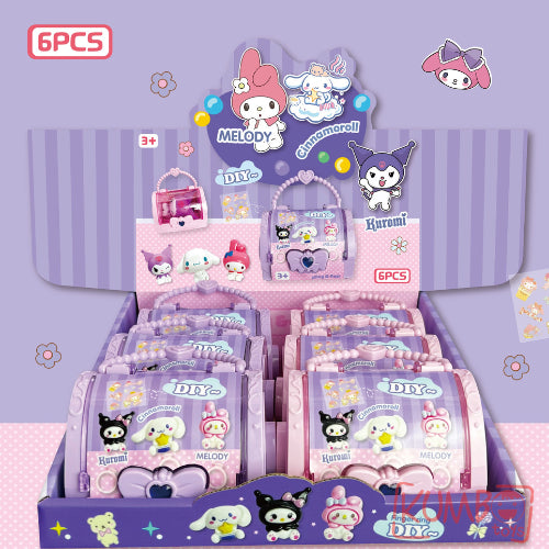 Mainan Edukasi Anak Pretend Play DIY Storage Box Tas Sanrio