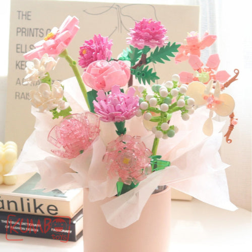 Mainan Edukasi Anak Bricks Flower Florist Plant Series