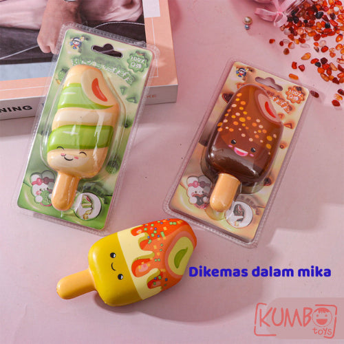 Mainan Anak Squishy Slow Bentuk Ice Cream Mika Squeeze Squishy
