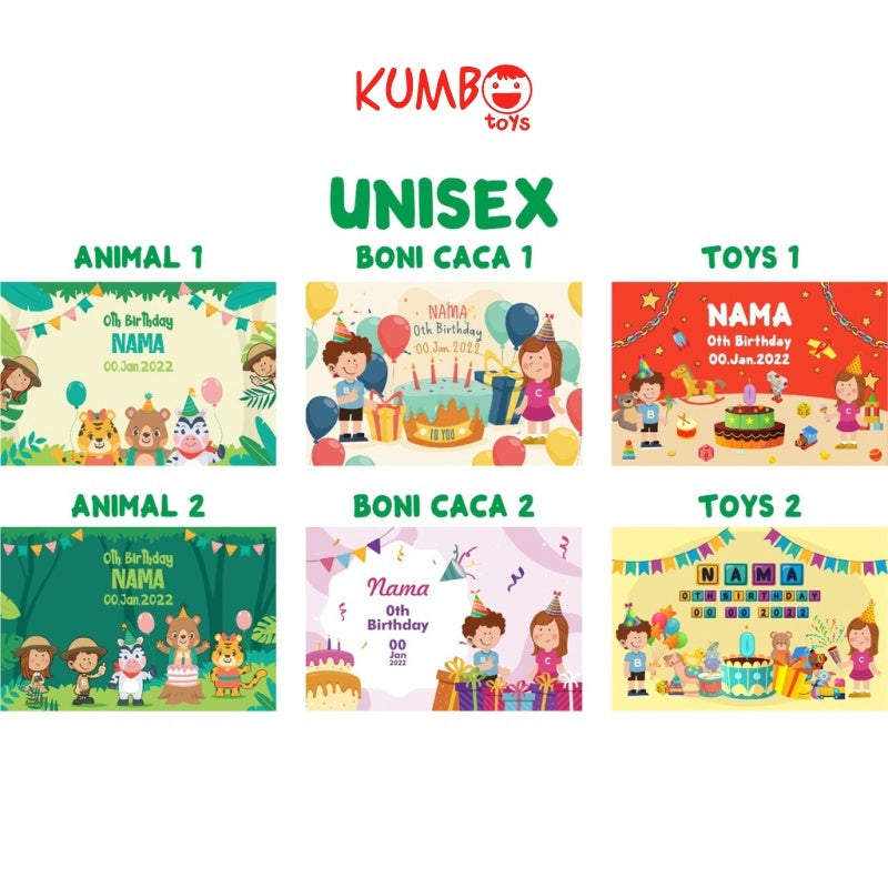 Hampers Ulang Tahun Souvenir Botol / Tumbler Rabbit 330 ml Kemasan Box Kraft Anak