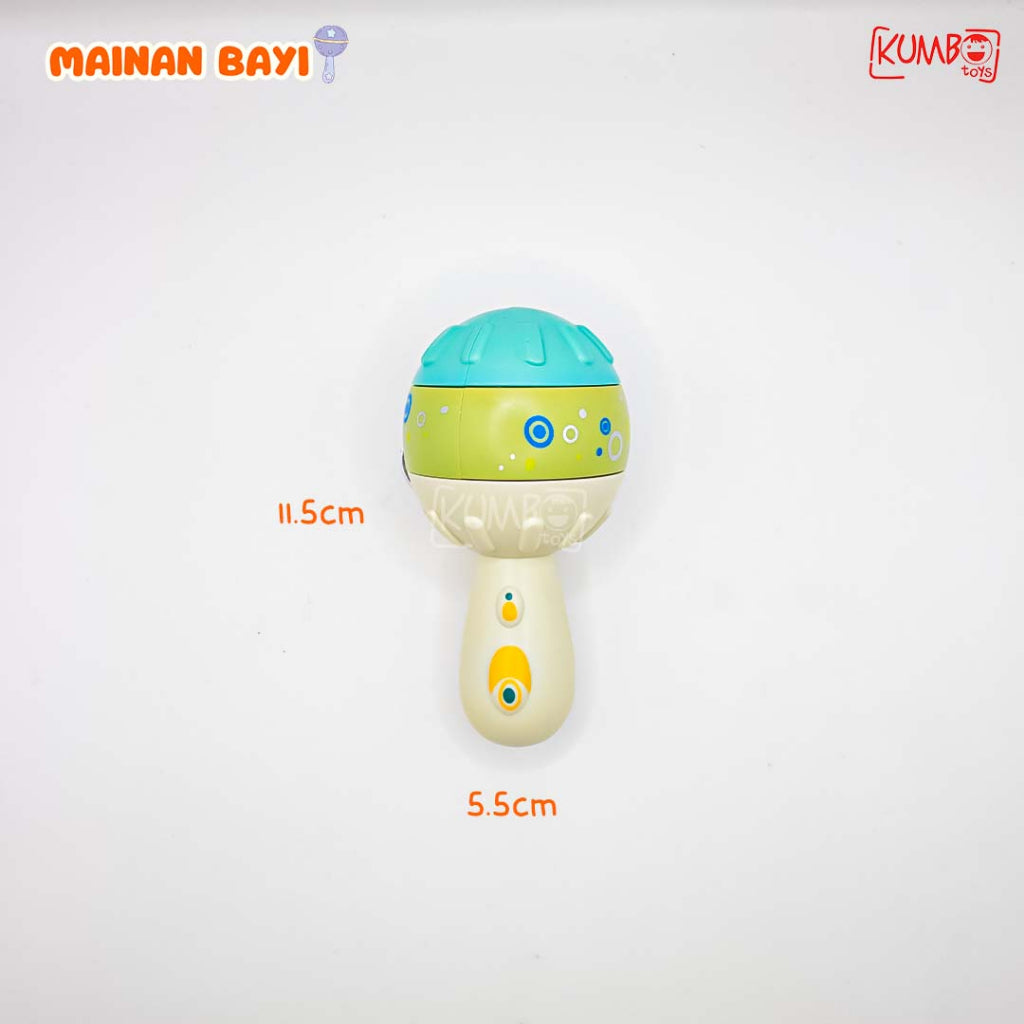 Mainan Edukasi Bayi Kerincing Rattle Music Newborn Mini