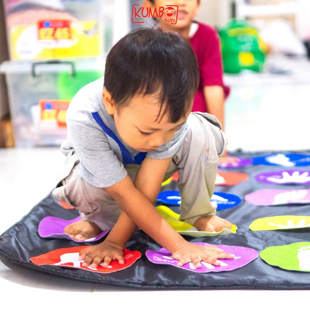Mainan Edukasi Anak Foot And Hand Print Motoric And Sensory Path PlayMat