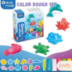 Mainan Edukasi Anak Play Dough Box Set 3D Pretend Play Edukasi Clay