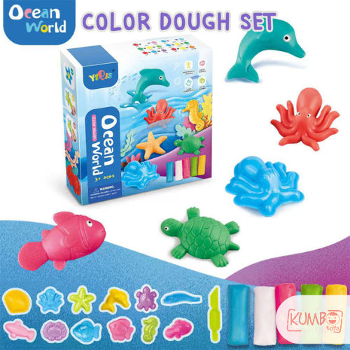 Mainan Edukasi Anak Play Dough Box Set 3D Pretend Play Edukasi Clay