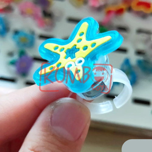 Cincin LED Karakter Soft Glowing Finger Ring Light Party Lampu