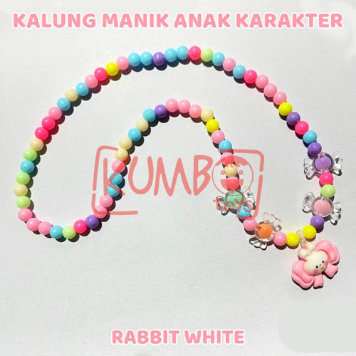 Kalung Manik Anak Karakter Beads Necklace Akrilik Aksesoris Kartun Korea