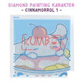 Mainan Edukasi DIY Diamond Painting Karakter Figura 18x18 Bingkai