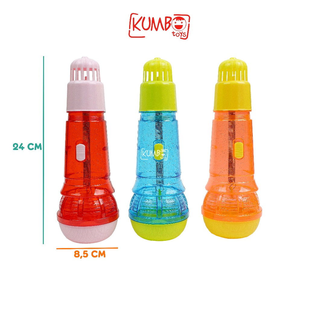 Mainan Edukasi Anak Pretend Microphone MIC Karaoke Gema Tanpa Baterai