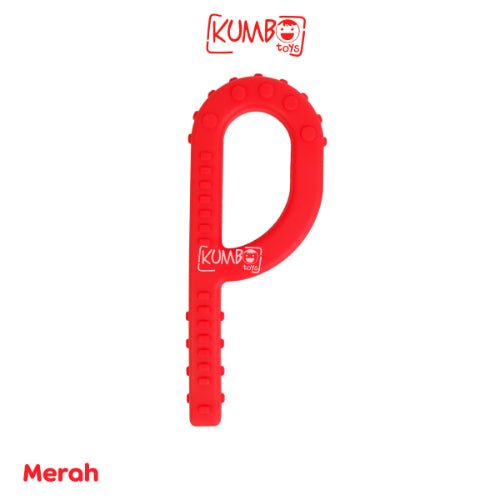 Teether Speech Delay Therapy Tools Bentuk P Alat Terapi Telat Bicara Anak