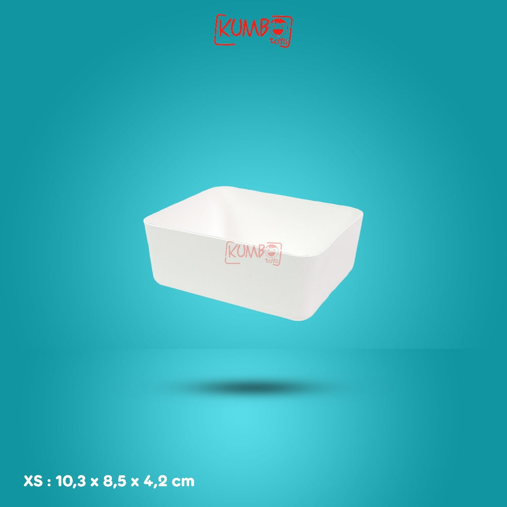 Tray Montessori Sensory Tray Nampan Bermain Tray Bermain Warna Putih
