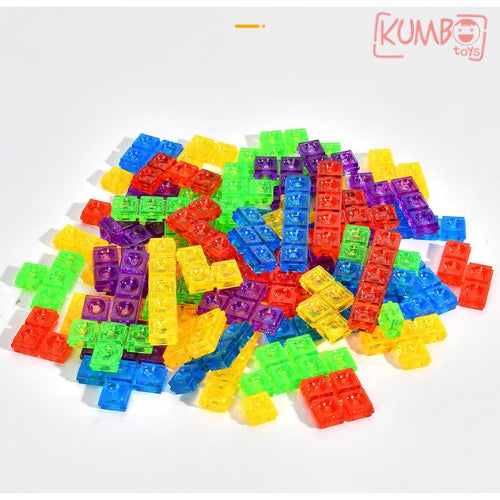 Mainan Edukasi Anak Tetris Block Game Puzzle Building Block Family Game