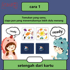 Mainan Edukasi Flash Card Crazy Flip Card Game Kartu Tebak Gambar