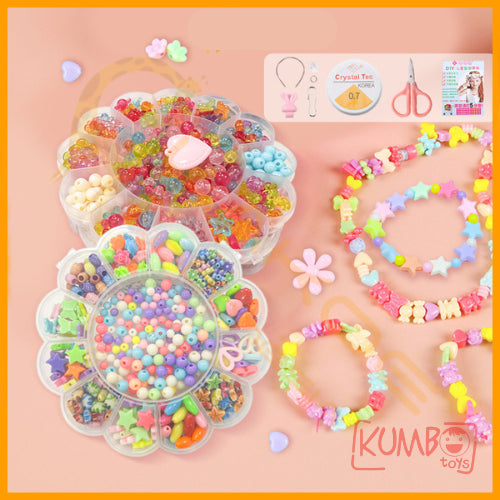 Mainan Edukasi Anak Meronce Beads Set Accesories Anak Kerajinan Manik