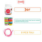 Mainan Montessori Meronce Kancing Besar 48 pcs Kancing Jumbo Kancing Gajah