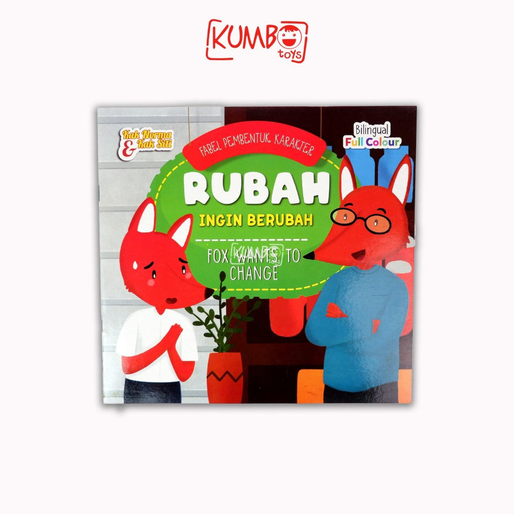 Buku Cerita Anak Bergambar/Buku Dongeng Fabel Bilingual Pembentuk Karakter
