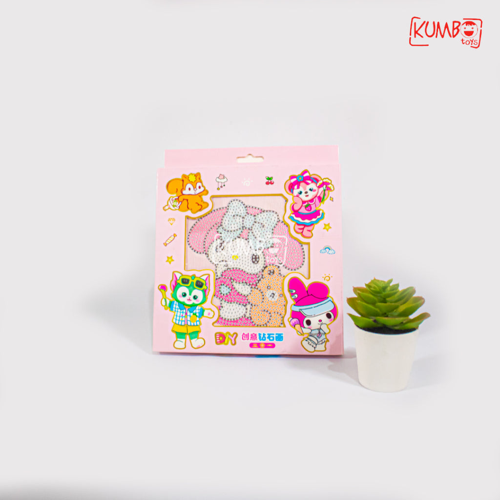 Mainan Edukasi Anak Diamond Painting Karakter Figura Akrilik