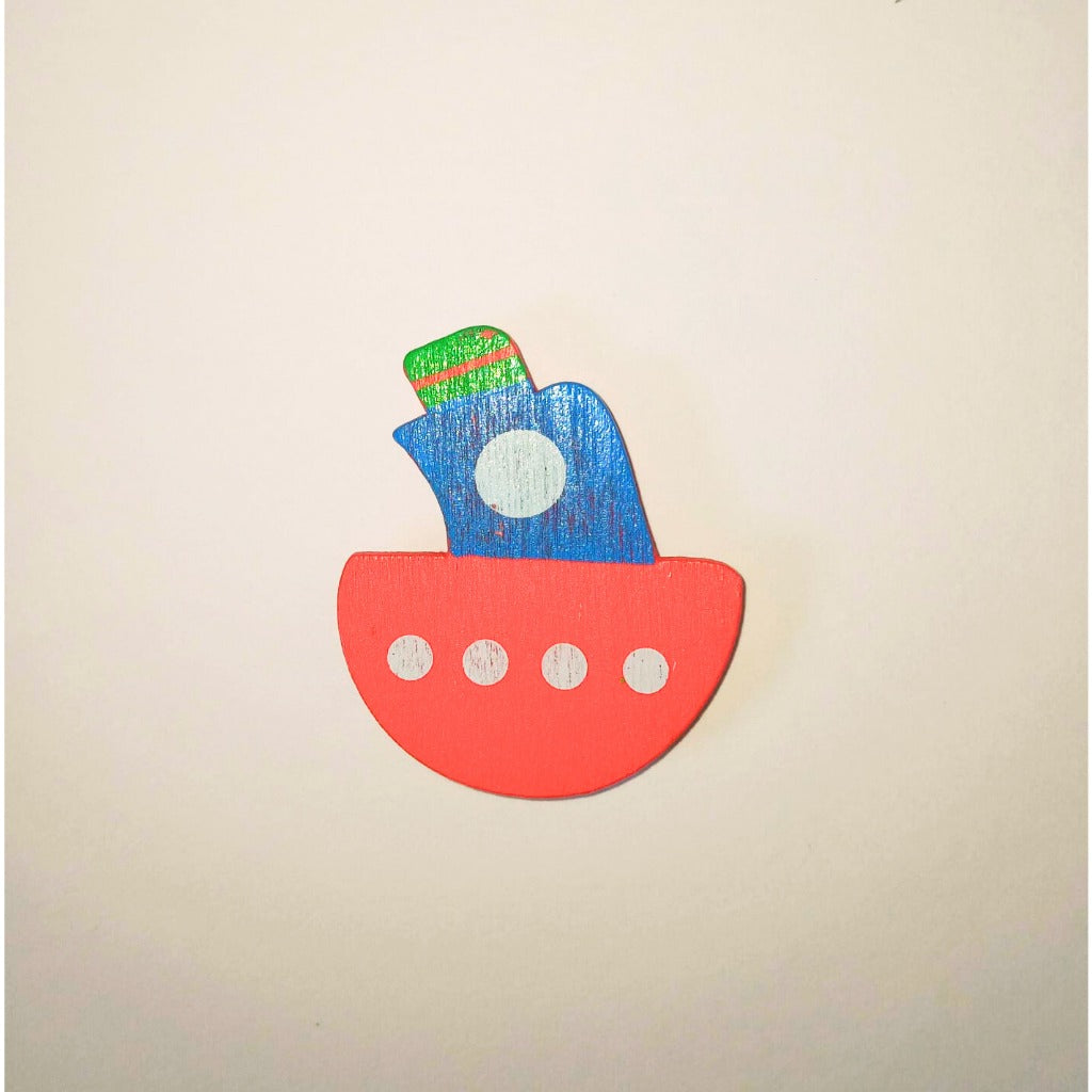 Mainan Edukasi Magnet Kayu Tempel Kulkas Anak Karakter