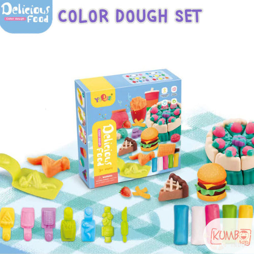 Mainan Edukasi Anak Play Dough Box Set 3D Pretend Play Edukasi Clay