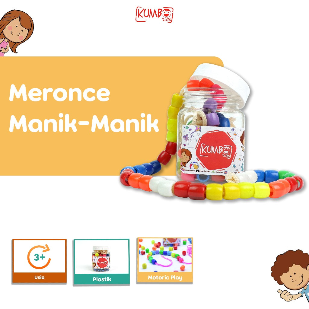 Mainan Montessori Meronce Manik-Manik