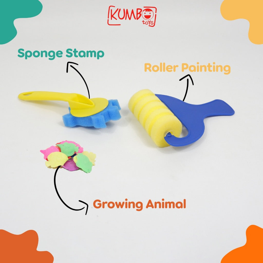 Terlengkap Paket Sensory Play Mainan Montessori dan Painting