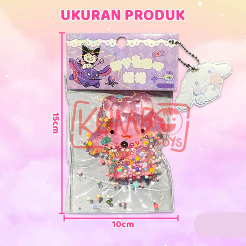 Mainan Edukasi Anak Squishy Manik Sanrio Gel Squeeze