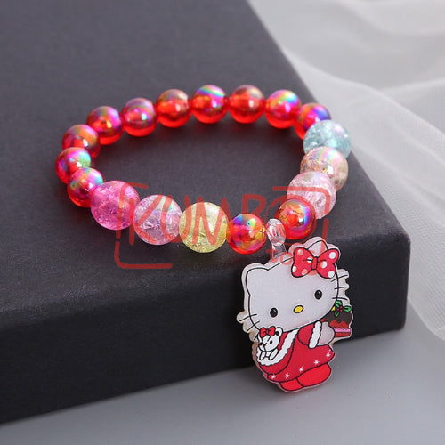 Gelang Manik Karakter Kartun Anak Akrilik Bead Bracelet Korea