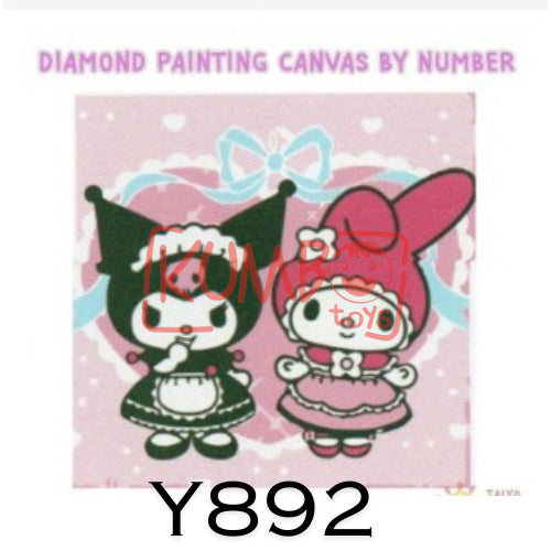 Mainan Edukasi Anak Painting Canvas By Number SANRIO KARAKTER
