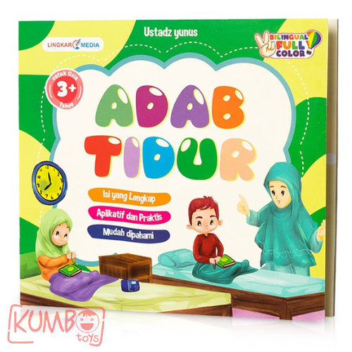 Buku Cerita Anak Bergambar Islami Seri Adab Full Color Bilingual Adab Version
