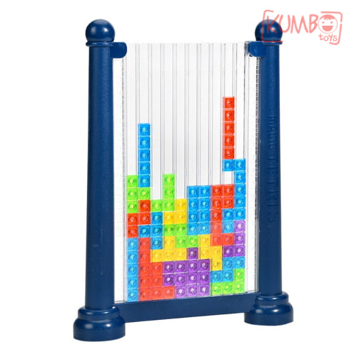 Mainan Edukasi Anak Tetris Block Game Puzzle Building Block Family Game