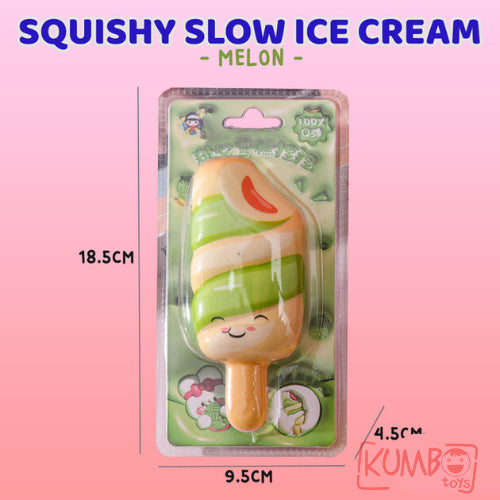 Mainan Anak Squishy Slow Bentuk Ice Cream Mika Squeeze Squishy