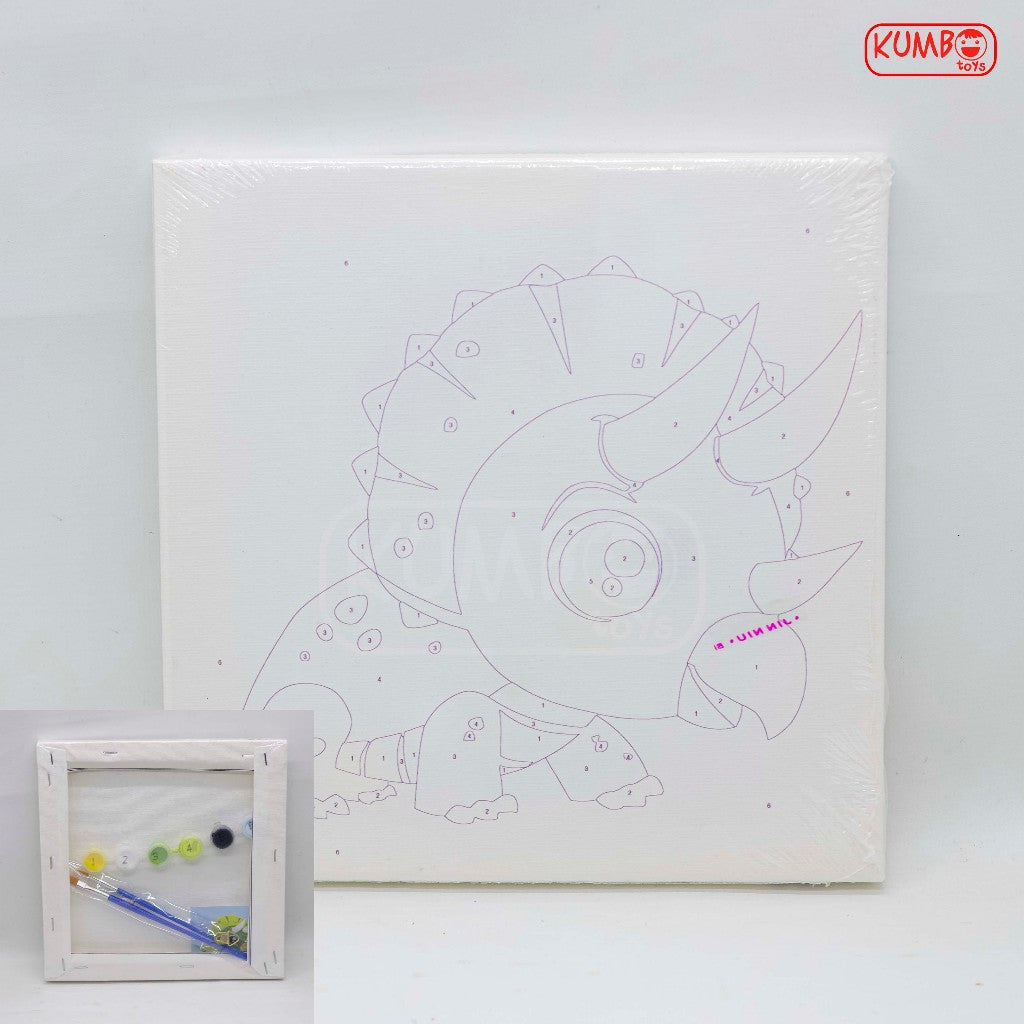 Canvas Painting Number Mainan Edukasi Melukis untuk Anak