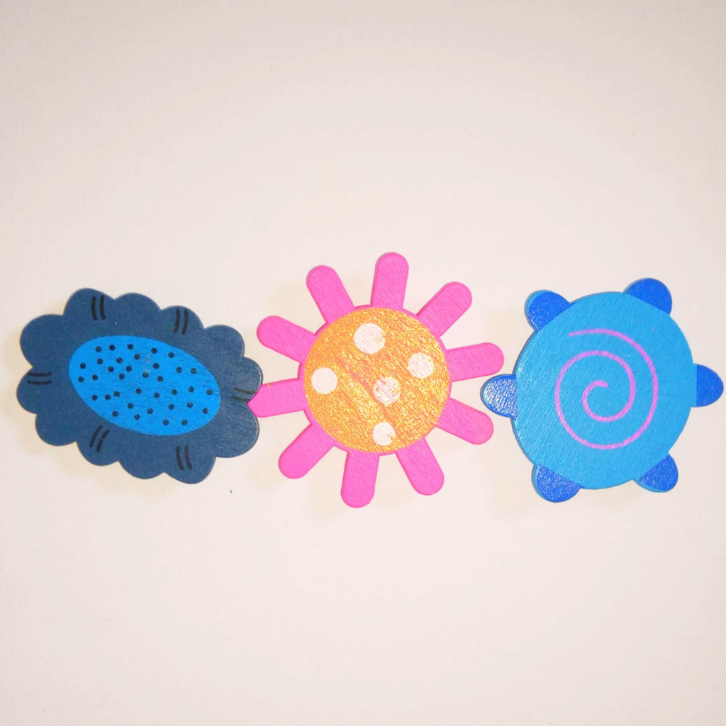 Mainan Edukasi Magnet Kayu Tempel Kulkas Anak Karakter