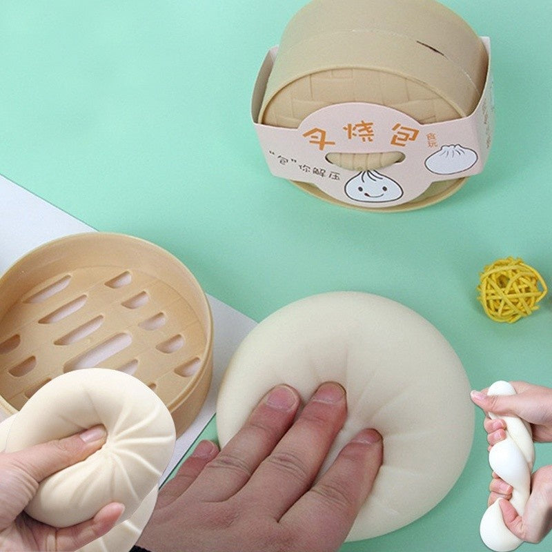 Mainan Edukasi Squishy Bakpao Stress Ball Pao Dimsum Bakpau Bapao