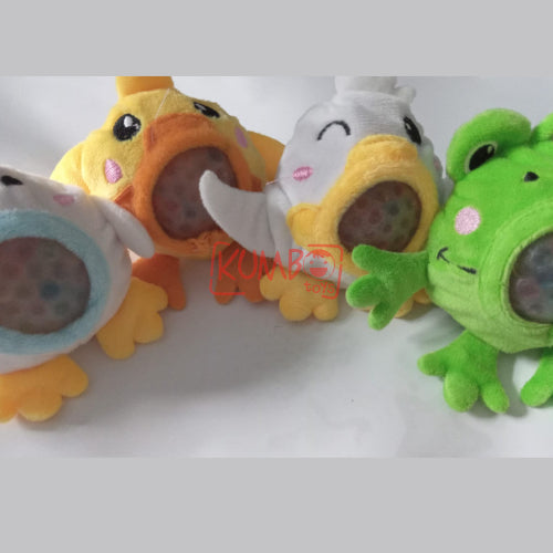 Mainan Edukasi Plush Decompression Balls Animal Pinch Karakter Hewan
