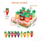 Mainan Edukasi Anak Bayi Carrot Pulling Toy Fine Motor Skills