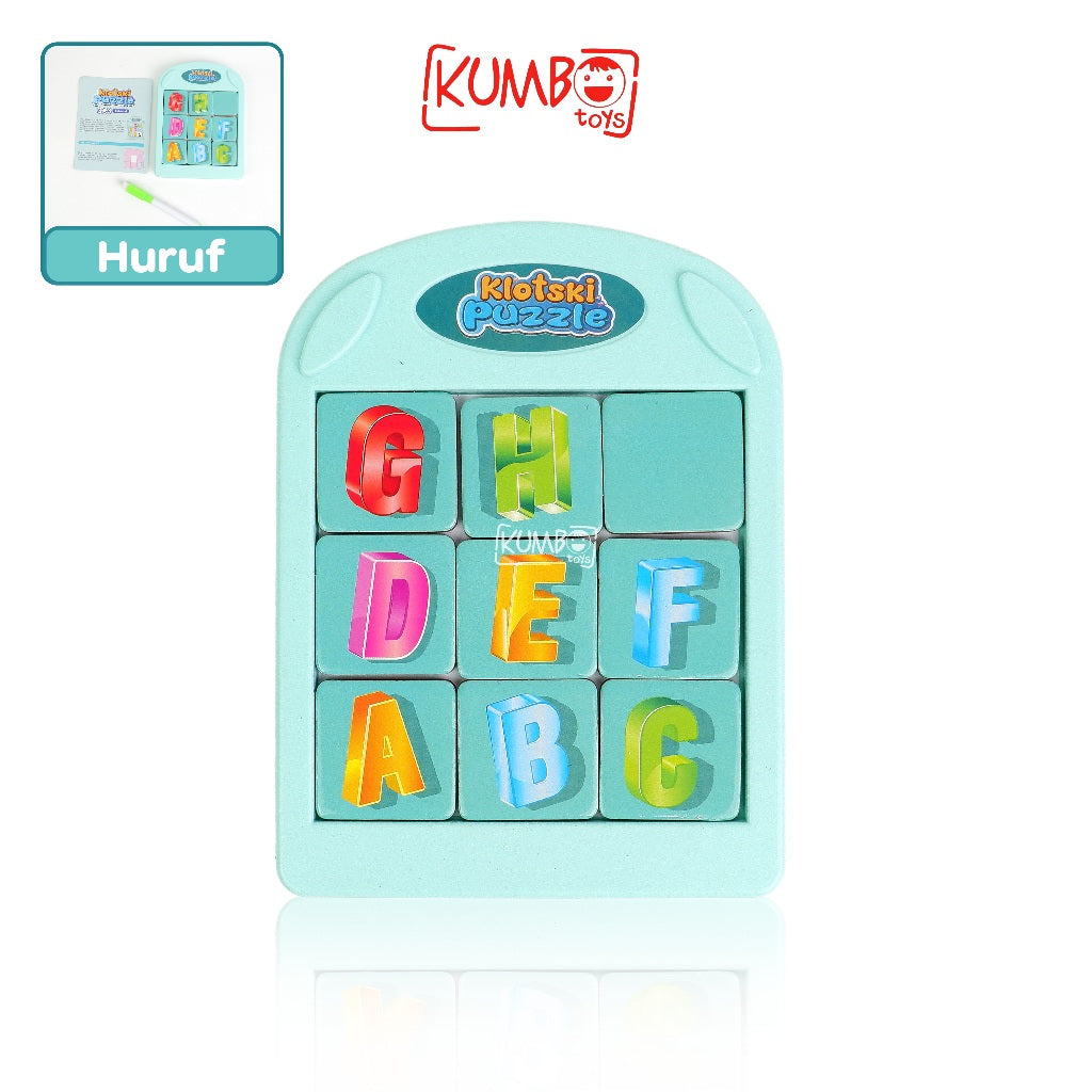 Mainan Edukasi Anak DIY MAGNETIC GAME PUZZLE Papan Tulis