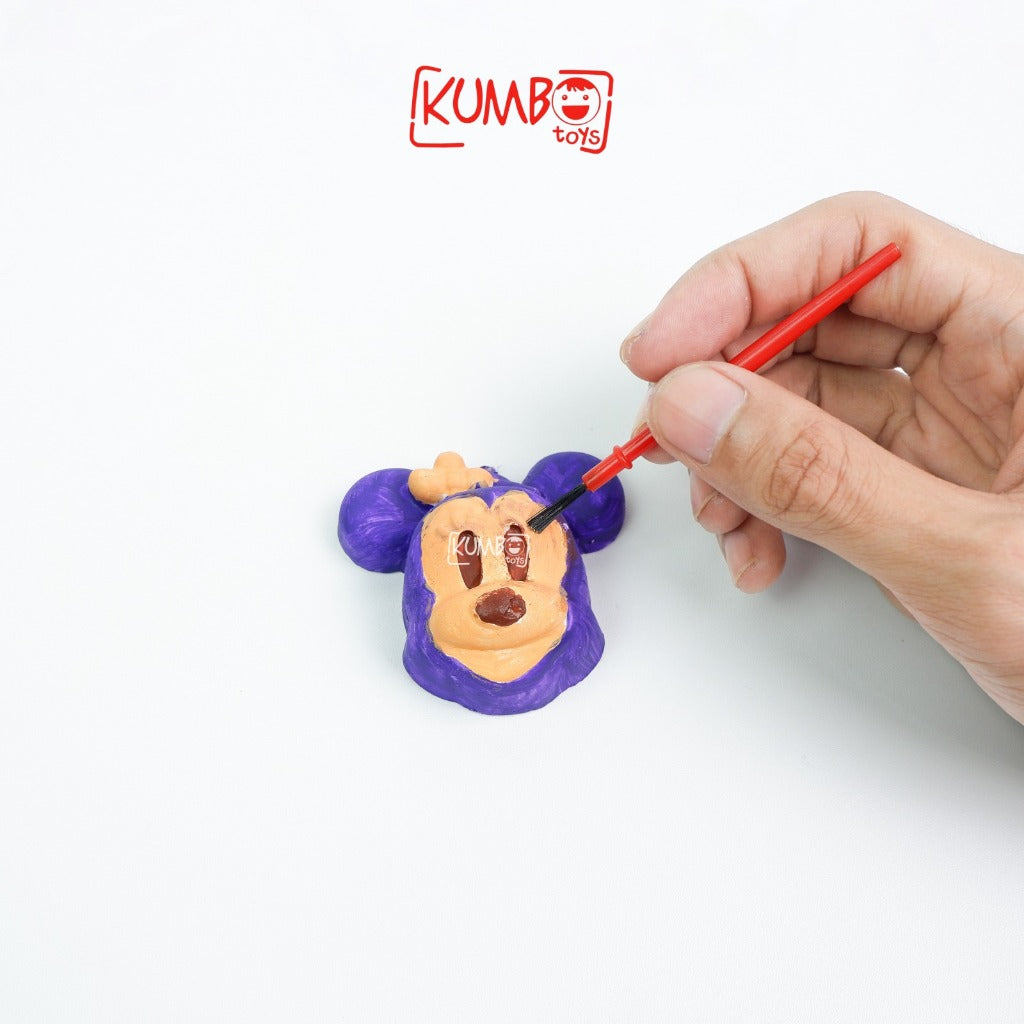 Mainan Edukasi Anak DIY Gypsum Souvenir Kemasan Tabung Plastik Mika Hampers Ulang Tahun