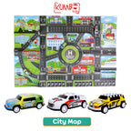Mainan Edukasi Anak Karpet Peta Jalan Urban Road Map Perkotaan Mobil Pullback Alas Bermain