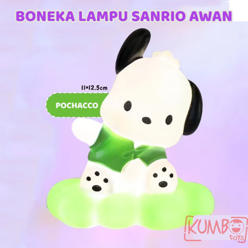 Mainan Anak Lampu Sanrio Bentuk Awan LED Dekorasi Kamar Tidur