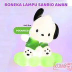 Mainan Anak Lampu Sanrio Bentuk Awan LED Dekorasi Kamar Tidur