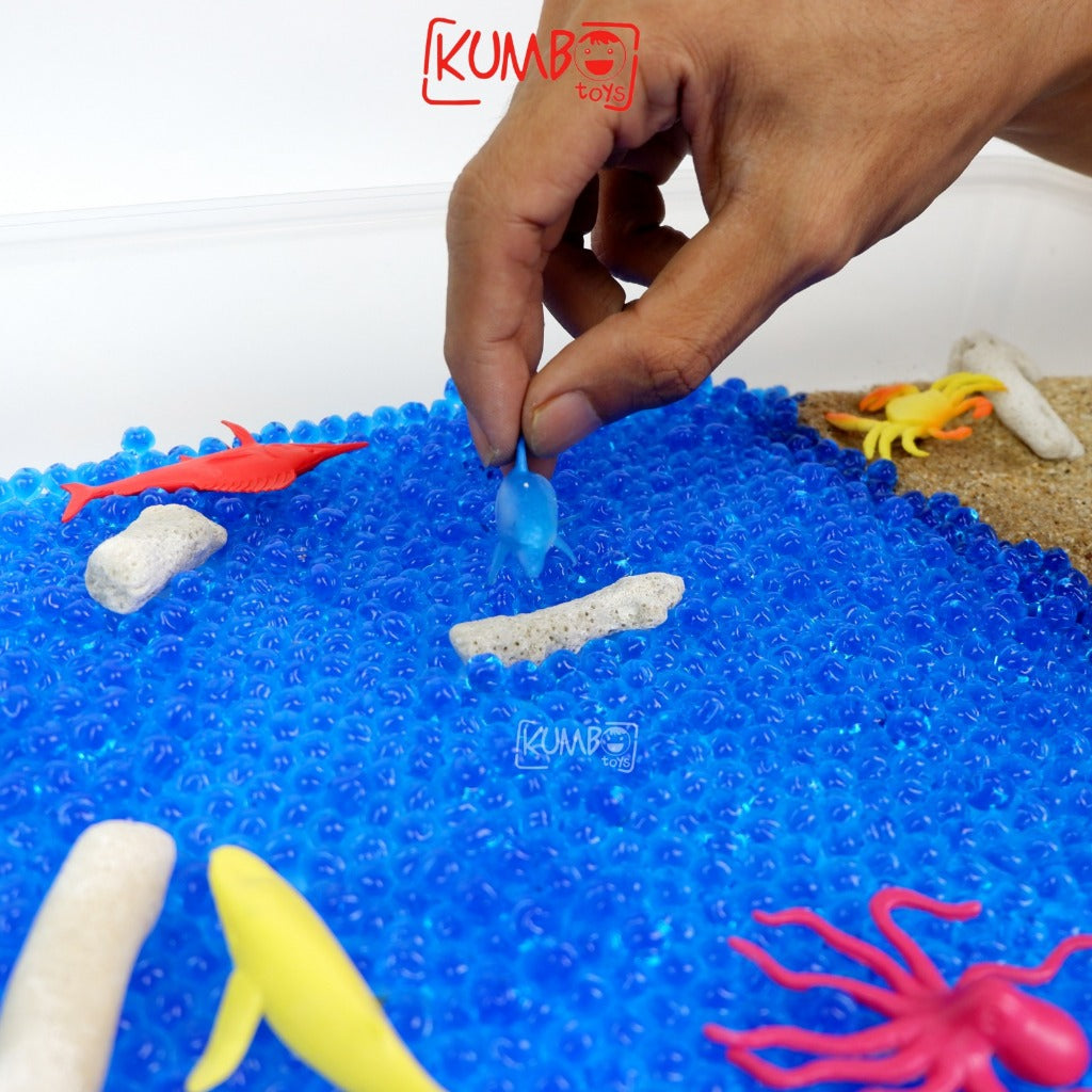 Ocean Sensory Box | Mainan Montessori Sensory Play