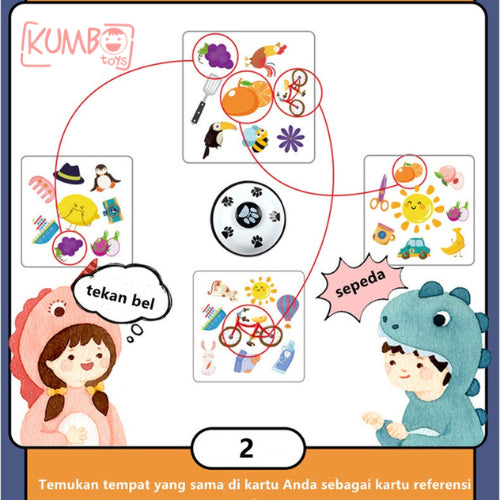 Mainan Edukasi Flash Card Crazy Flip Card Game Kartu Tebak Gambar