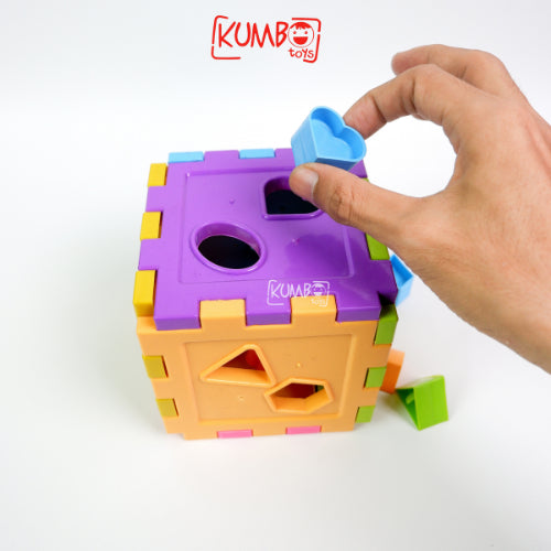 Mainan Edukasi Puzzle Kubus Bola Putar Warna Warni
