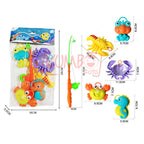 Mainan Edukasi Anak Fishing Set Kantong 6 Pcs Pancing Ikan