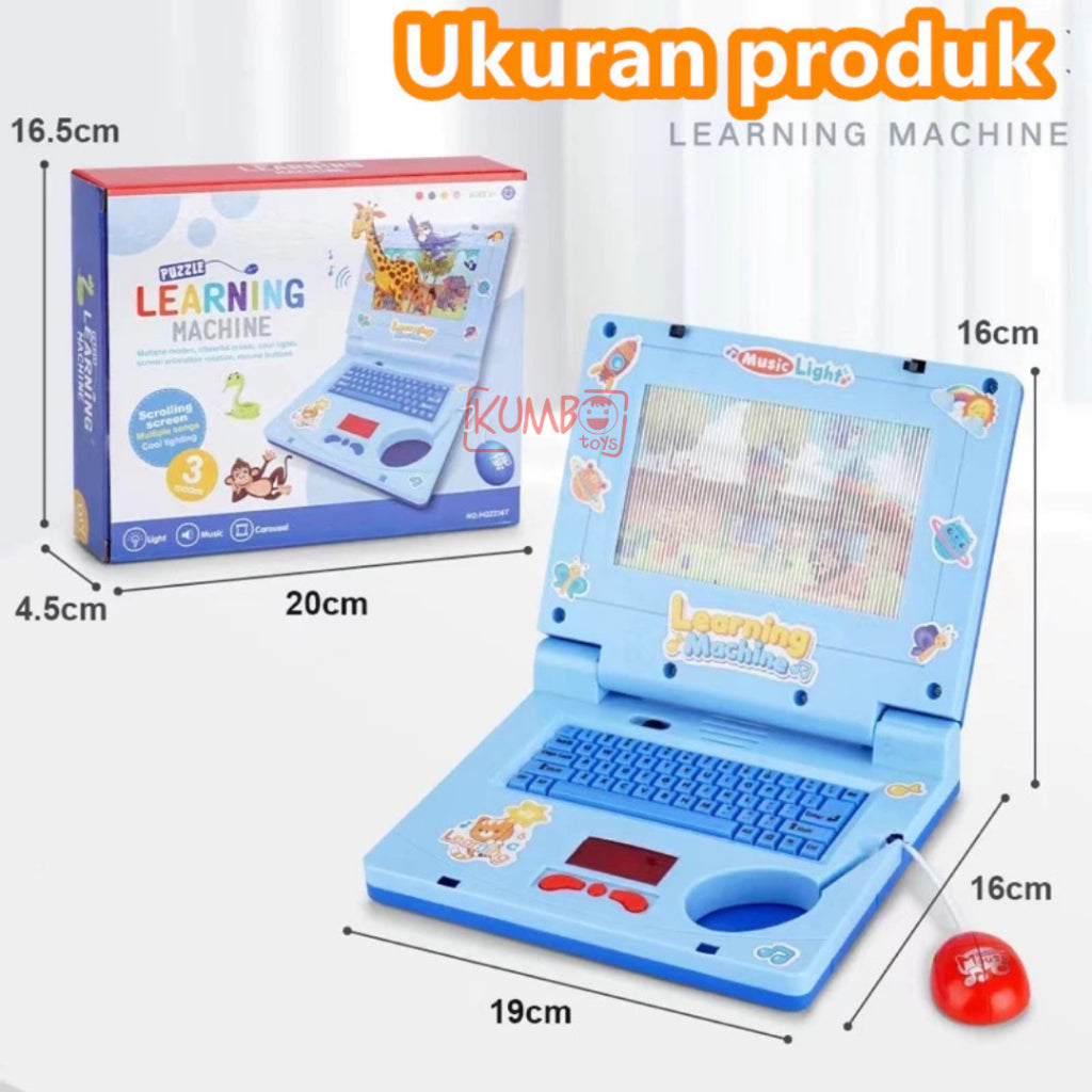 Mainan Edukasi Anak Laptop Learning Machine Laptop Mainan Music