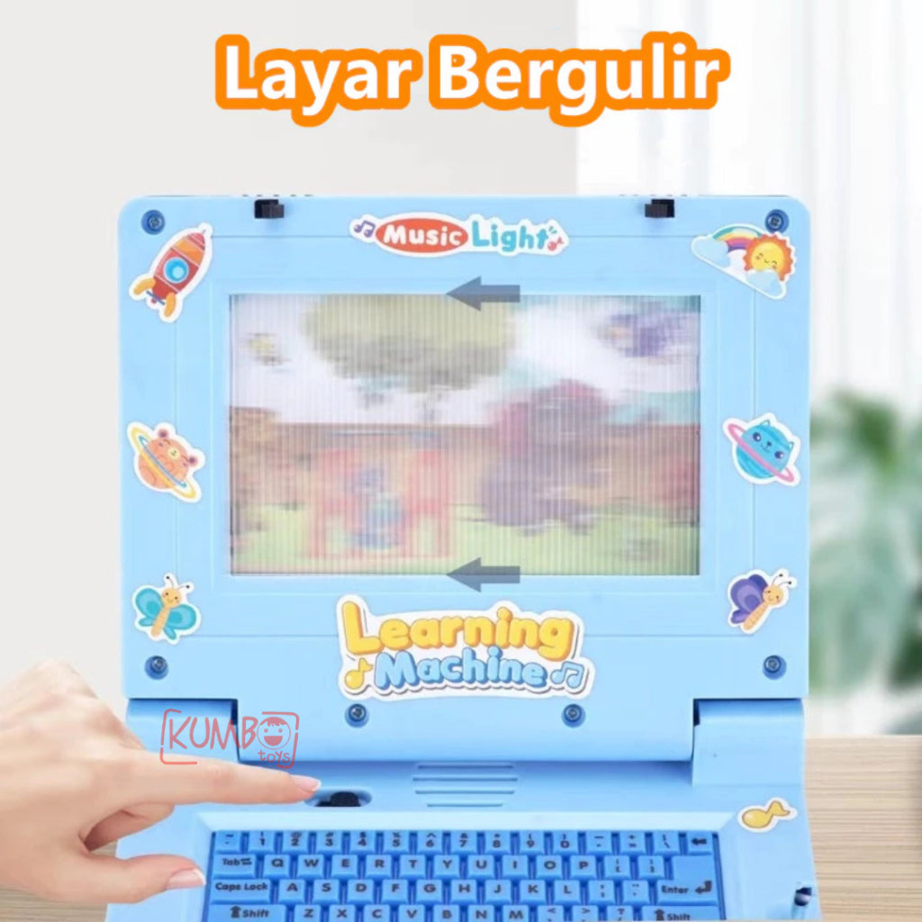Mainan Edukasi Anak Laptop Learning Machine Laptop Mainan Music